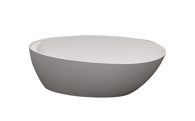 Ванна из искусственного камня MAXONOR Espíritu 170x80 PL-BT2703, белый матовый
