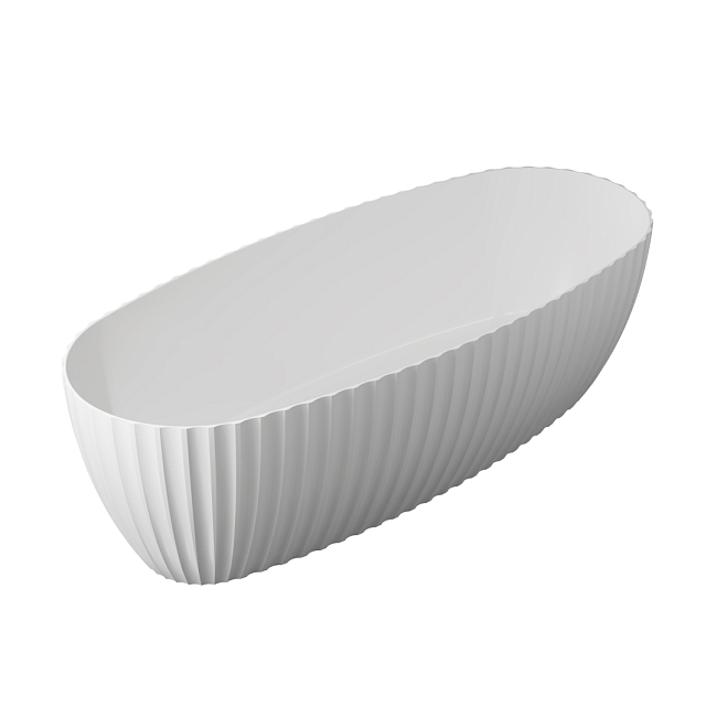 Акриловая ванна MAXONOR Flor 160x75 PL-BT2611, белый