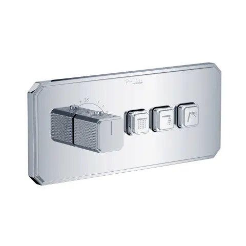 Блок управления душевой системы MAXONOR PL87109-3, хром