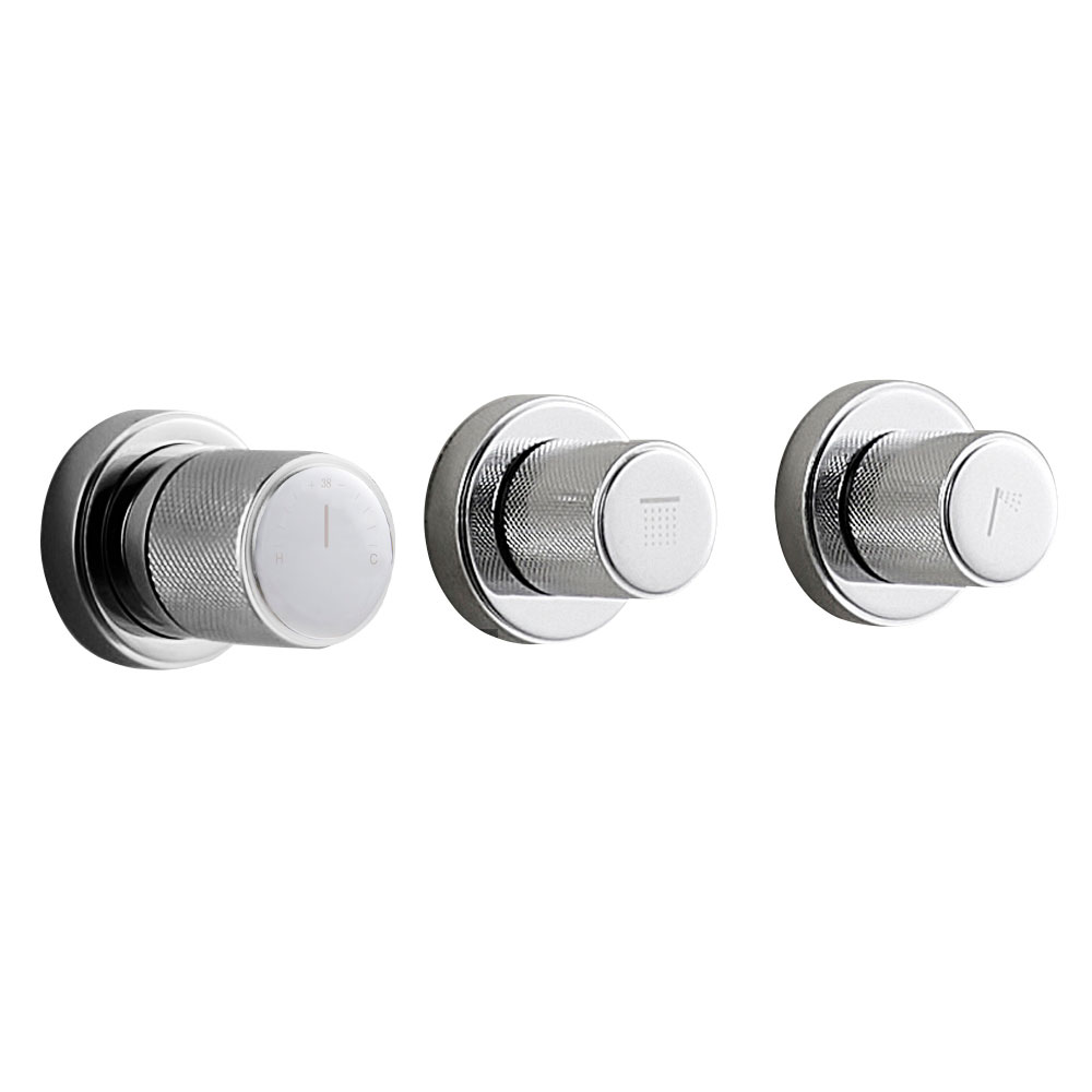 Блок управления душевой системы MAXONOR PL87112-2, хром