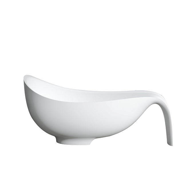 Ванна из искусственного камня MAXONOR Sirena 205x85 PL-BT2807, белый матовый