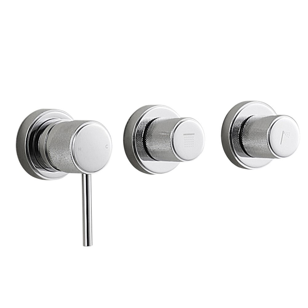 Блок управления душевой системы MAXONOR PL87114-2, хром