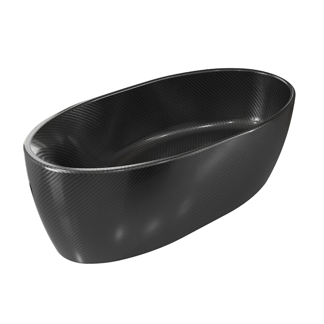 Ванна из углеродного волокна MAXONOR Oculto 170x80 PL-BT5701-27, уголь