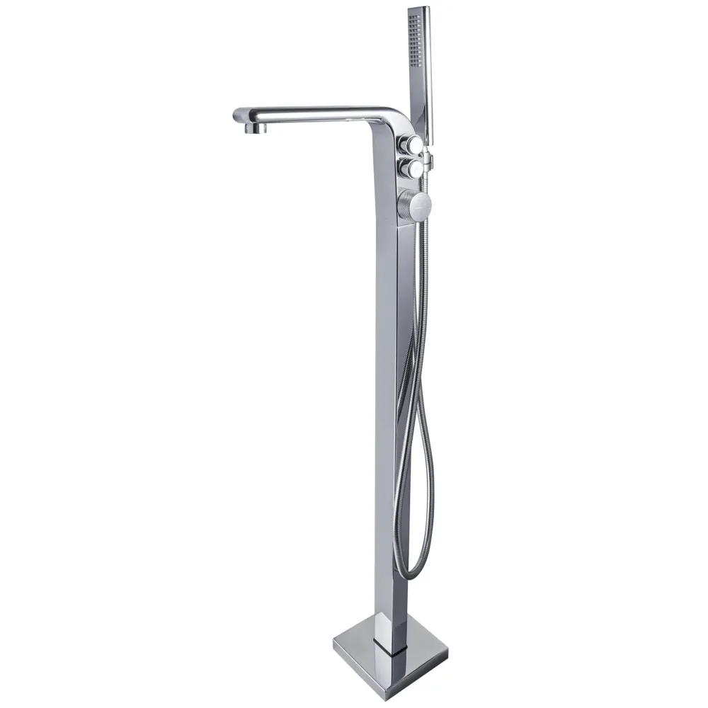 Напольный смеситель для ванны MAXONOR PL3097, хром